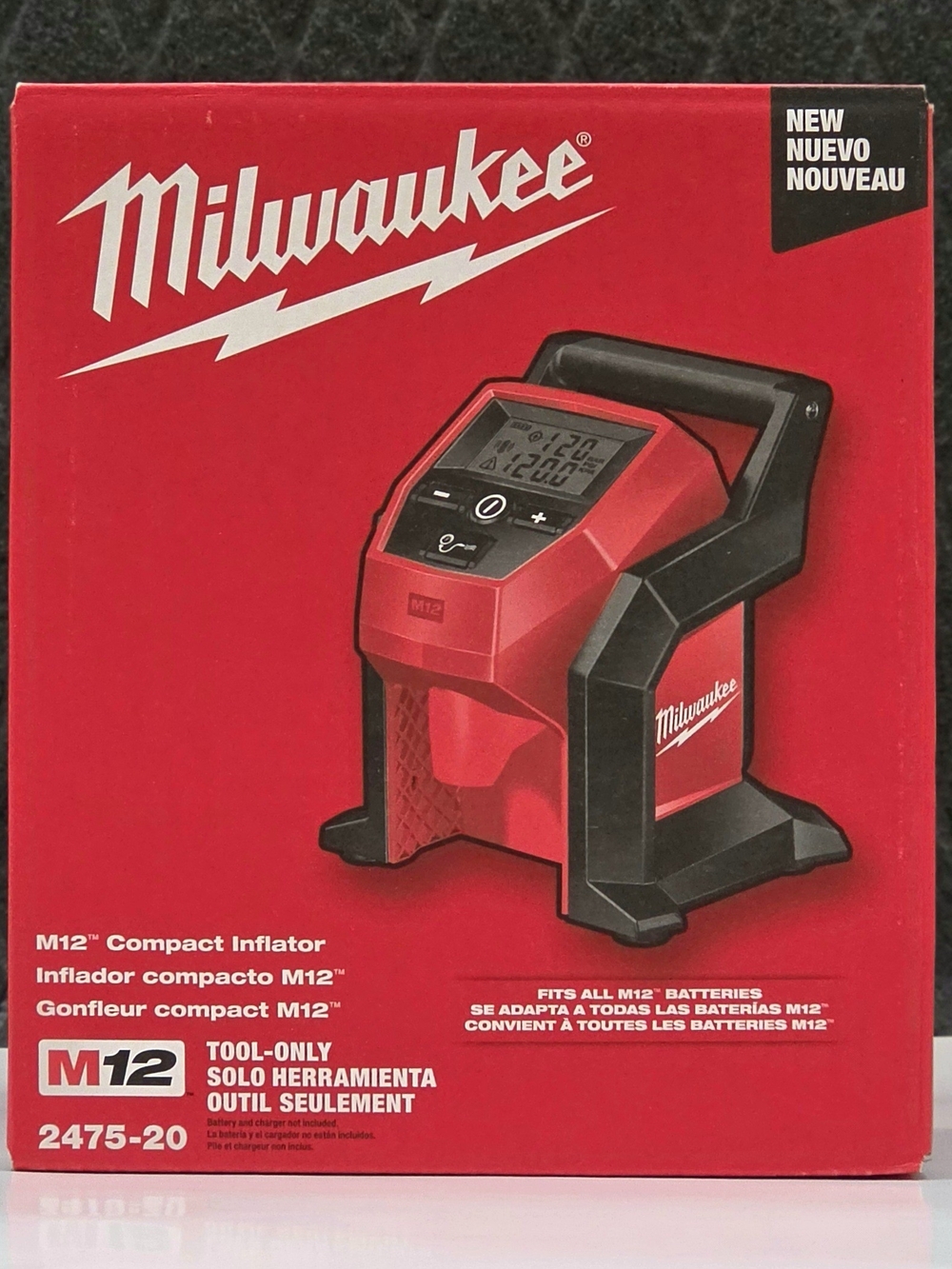 Milwaukee M12 Compact Inflator 2475-20